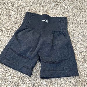 AYBL biker shorts. Never worn. Grey. Size small.